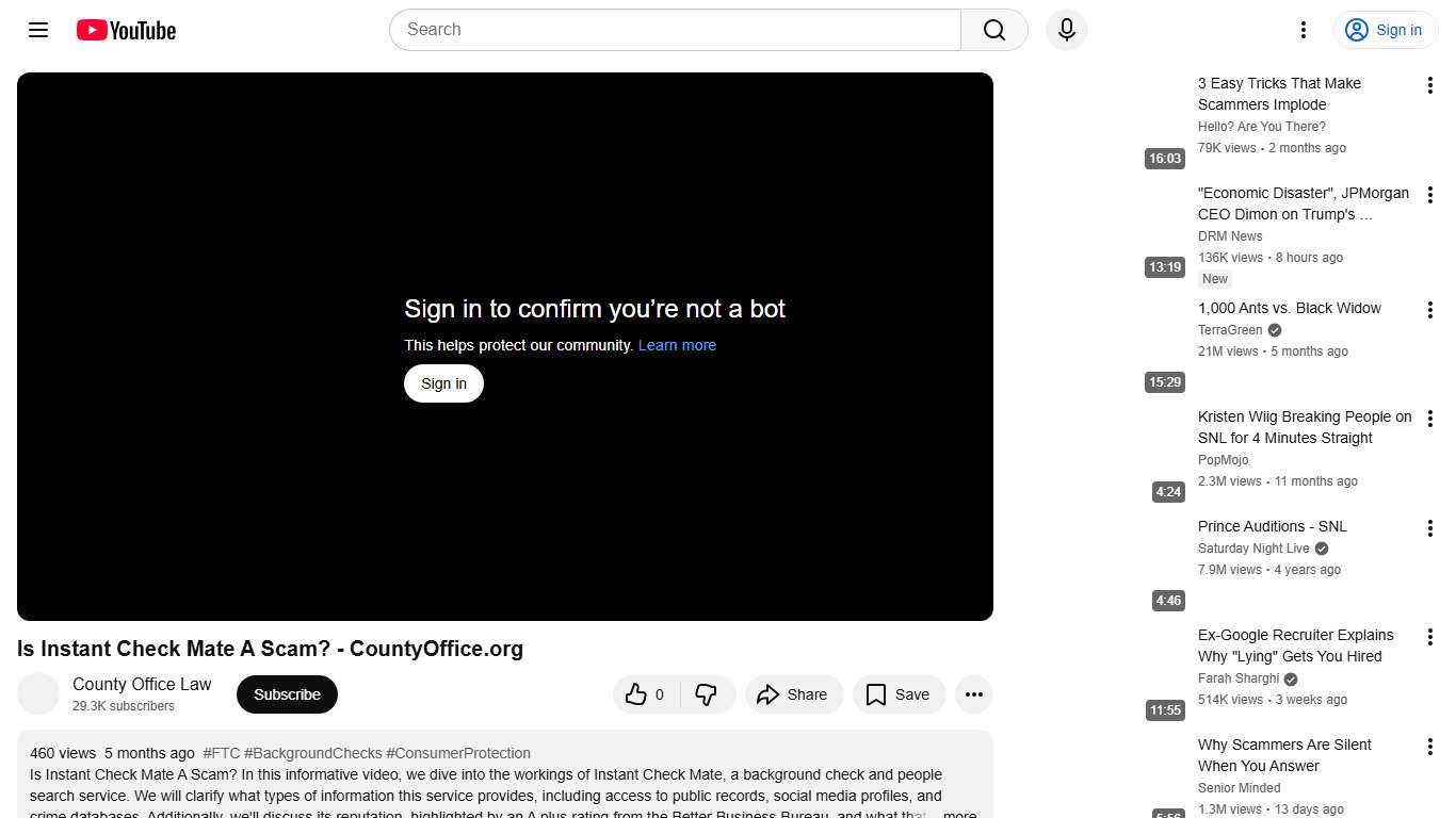 Is Instant Check Mate A Scam? - CountyOffice.org - YouTube